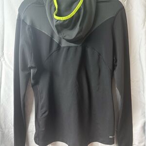 Nike Black Hoodie with Neon Accents